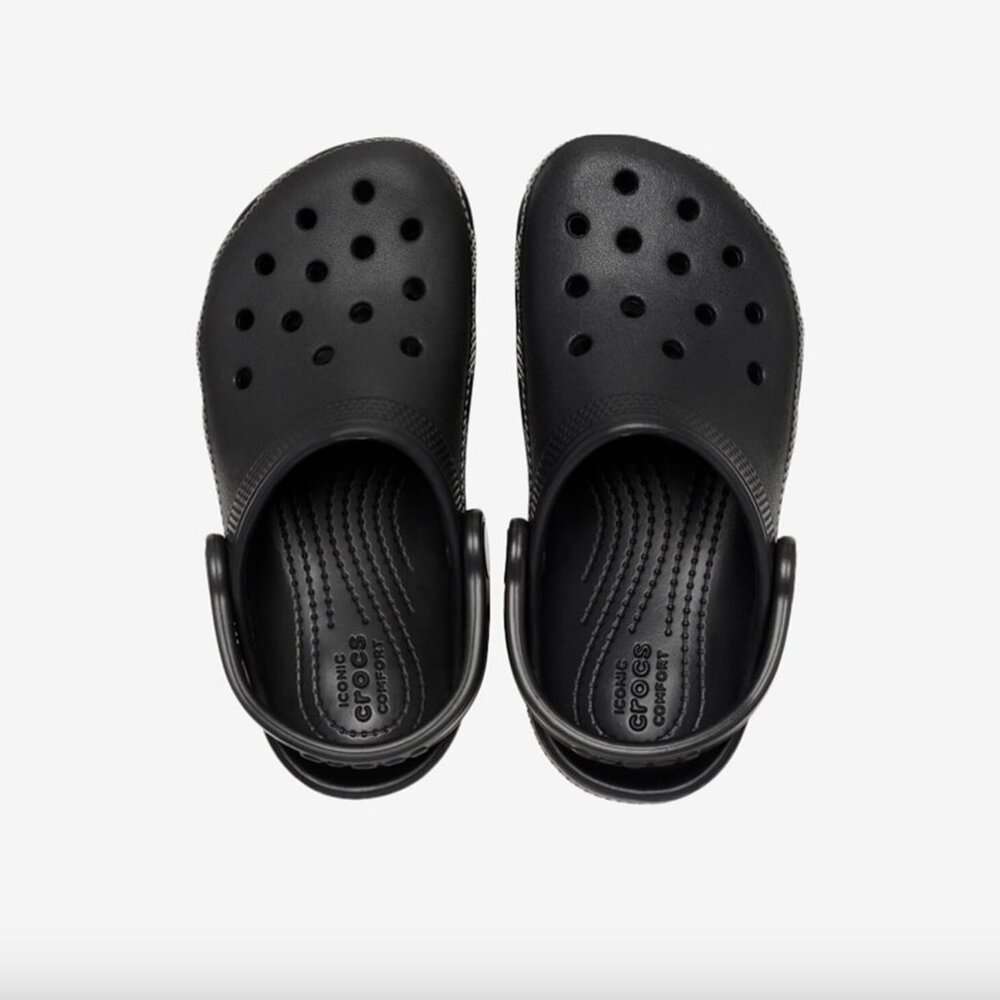 Crocs Kids Classic Clog- Black - Picture 2 of 6